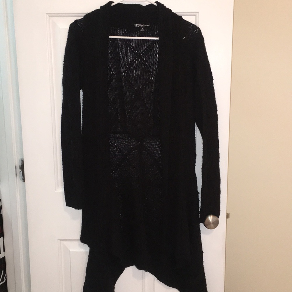 Black Knit Cardigan